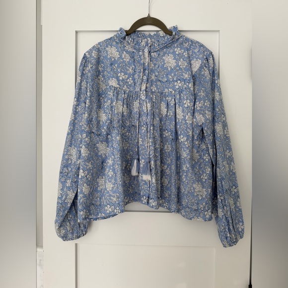 Like New-Marea Georgia Slate Top in Light Blue - Picture 4 of 5